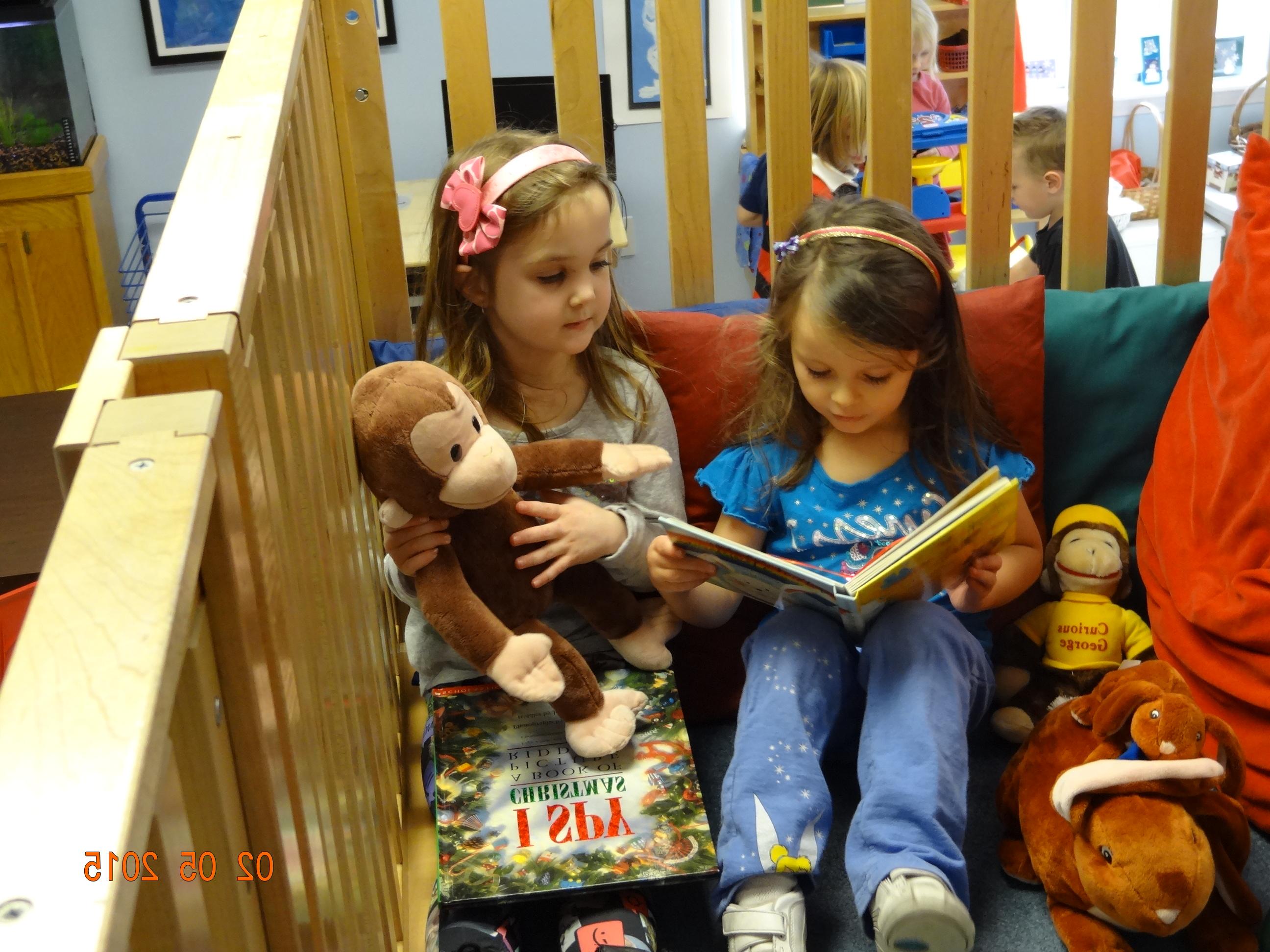 薇玛的孩子们在读书